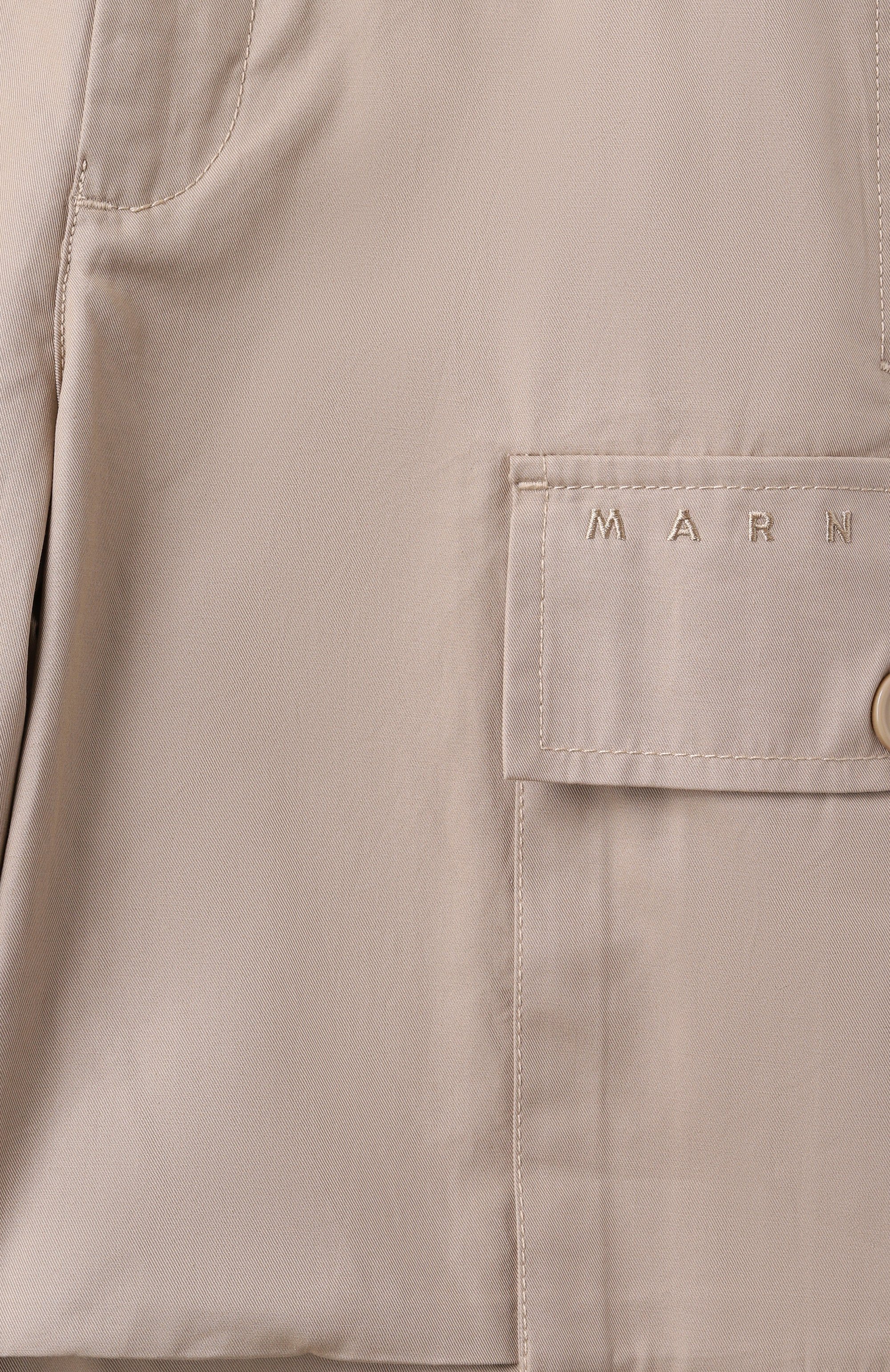 Хлопковые брюки-карго MARNI, арт. M01365/M00UV, фото 3