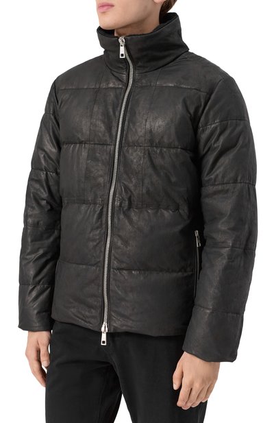 Кожаный пуховик GIORGIO BRATO, арт. GU26F14090NAPSTM, фото 3