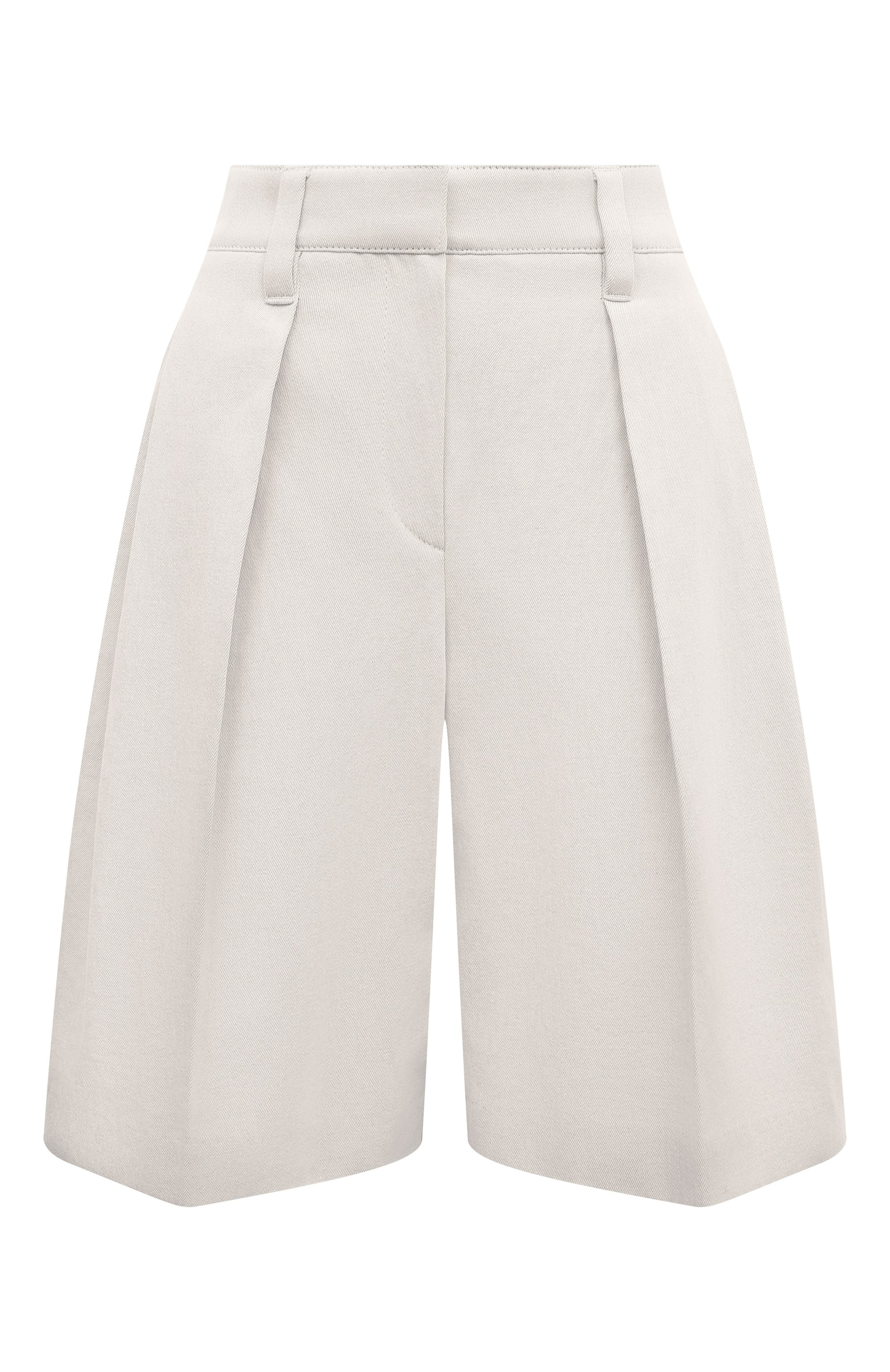  Шорты из хлопка и льна BRUNELLO CUCINELLI, арт. MH561B1382, фото 1