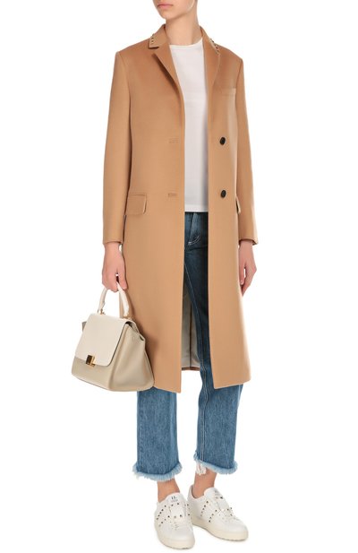 Шерстяное пальто прямого кроя VALENTINO, арт. LB3CA177/2RF, фото 5