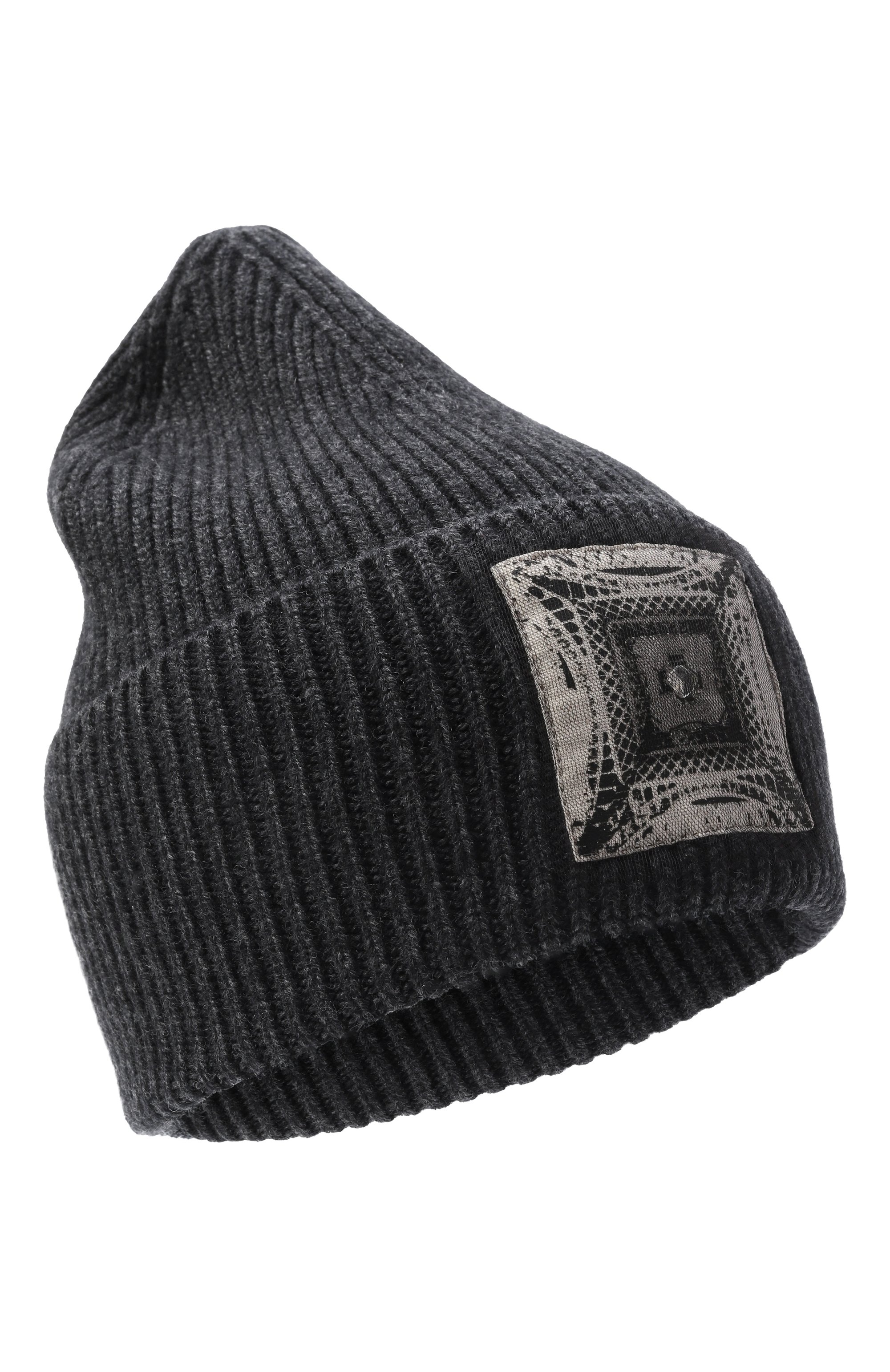 Шапка вертикаль из шерсти и кашемира MIDGARD PARIS, арт. HT80WL-OS-BK, фото 1