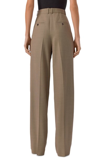 Шерстяные брюки SAINT LAURENT, арт. 824389/Y1I25, фото 4