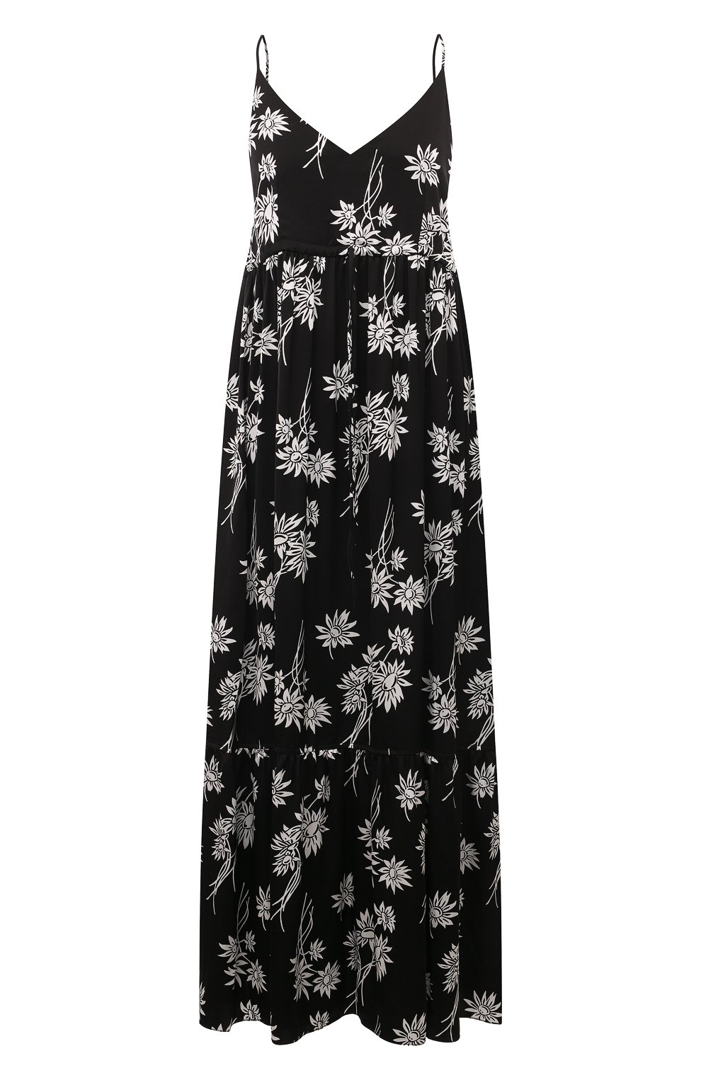 Платье из вискозы A.P.C. черно-белого цвета по цене 43950 руб., арт. VIAKKF35006LZZ, фото 1 Платье из вискозы A.P.C., арт. VIAKKF35006LZZ, фото 1