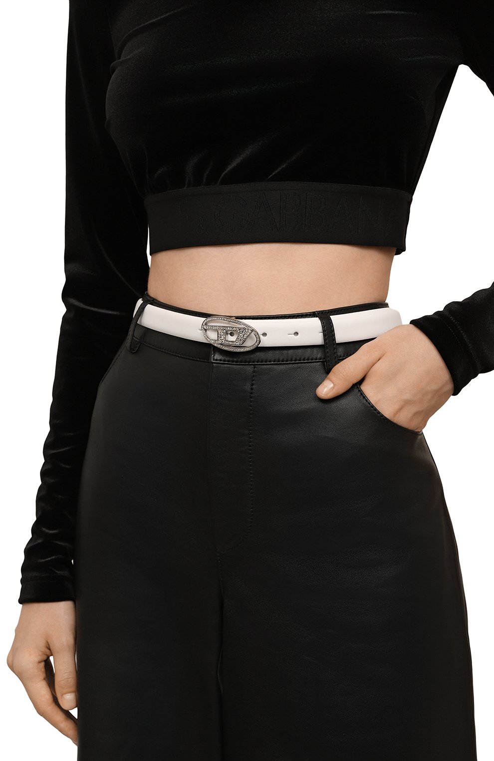 Кожаный ремень DIESEL, арт. X09972/P6364, фото 2