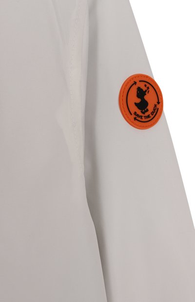 Бомбер SAVE THE DUCK белого цвета по цене 15650 руб., арт. J31163X/SL0AN/WIND20/4-8, фото 3 Бомбер SAVE THE DUCK, арт. J31163X/SL0AN/WIND20/4-8, фото 3