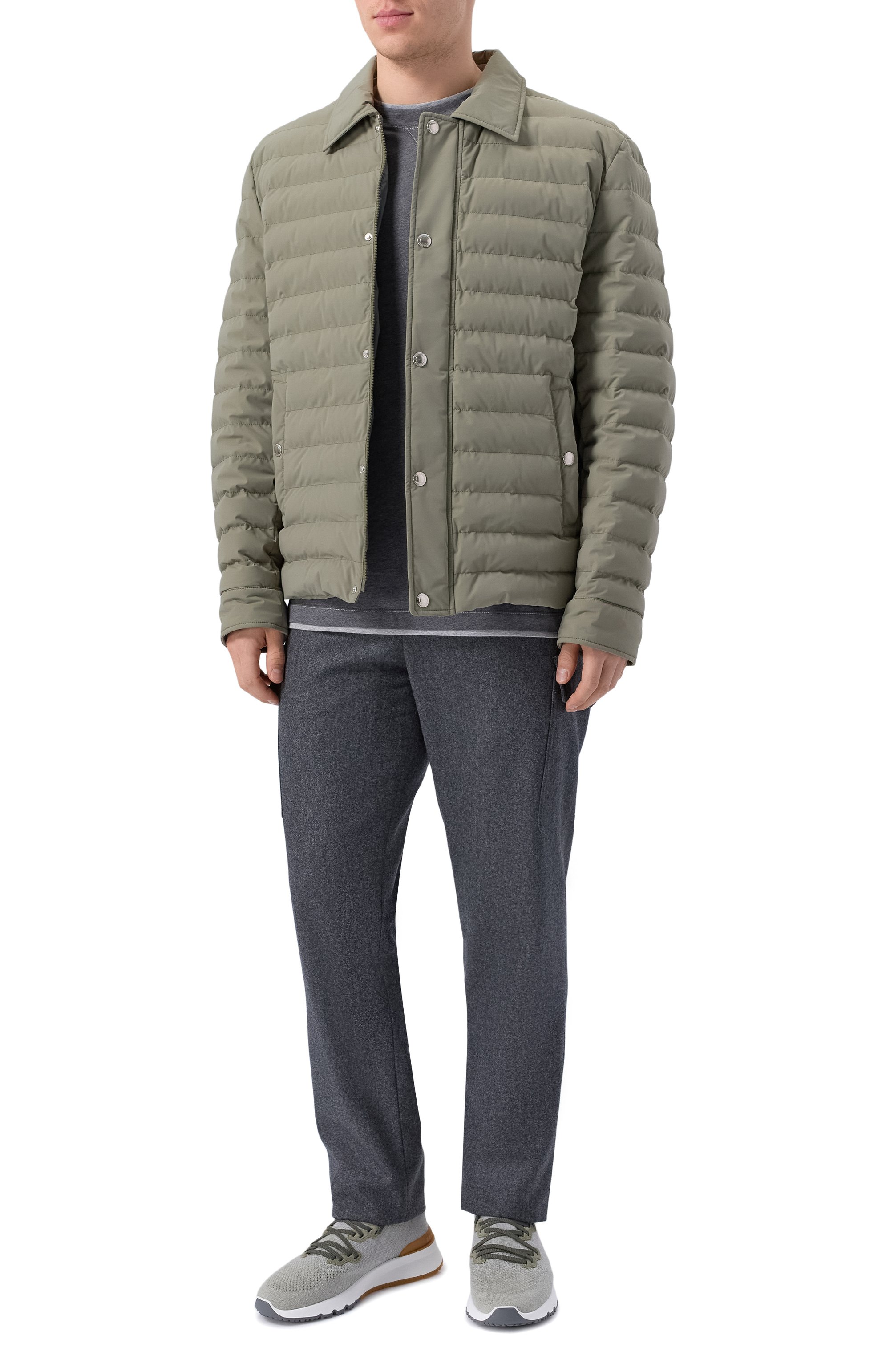 Хлопковая футболка BRUNELLO CUCINELLI, арт. M0B137451G, фото 2