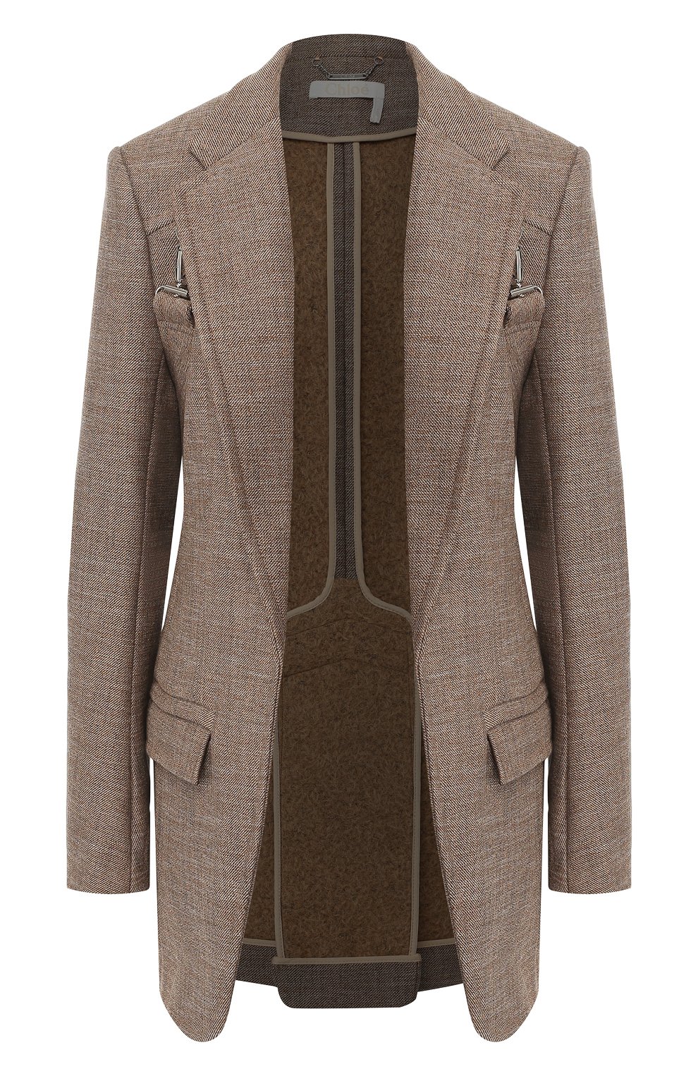 Жакет прямого кроя с поясом CHLOÉ, арт. CHC18WVE62073, фото 1