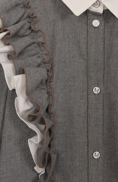 Хлопковое платье MONNALISA, арт. 11F920, фото 3