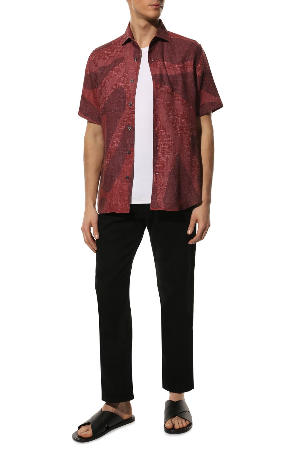 Льняная рубашка CORNELIANI, арт. 89I126-2111903/00, фото 2