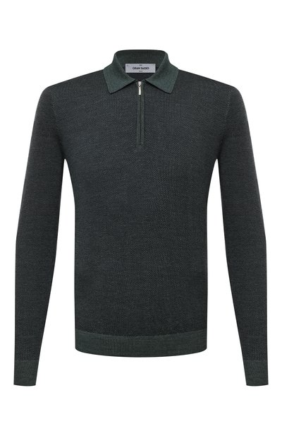 Поло из шерсти и шелка GRAN SASSO, арт. 57137/13115, фото 1