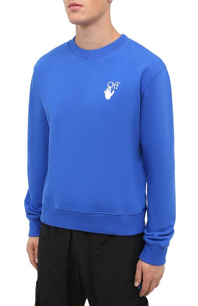 Хлопковый свитшот OFF-WHITE, арт. 0MBA025F20FLE0074501, фото 3