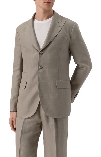 Льняной костюм BRUNELLO CUCINELLI, арт. MP442LDFRD, фото 4