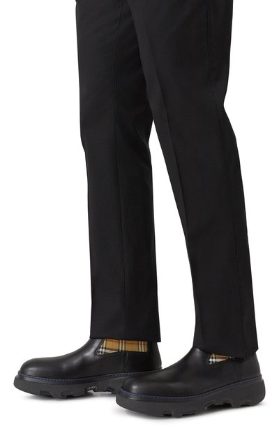 Кожаные челси creeper BURBERRY, арт. 8105183, фото 3