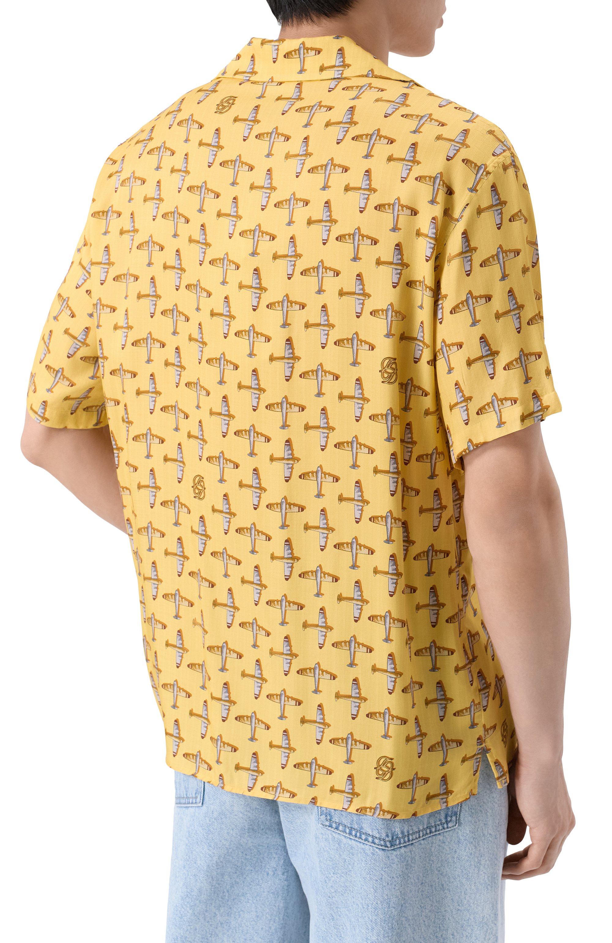 Рубашка из вискозы DROLE DE MONSIEUR, арт. J-SH230-VI028-YL, фото 4