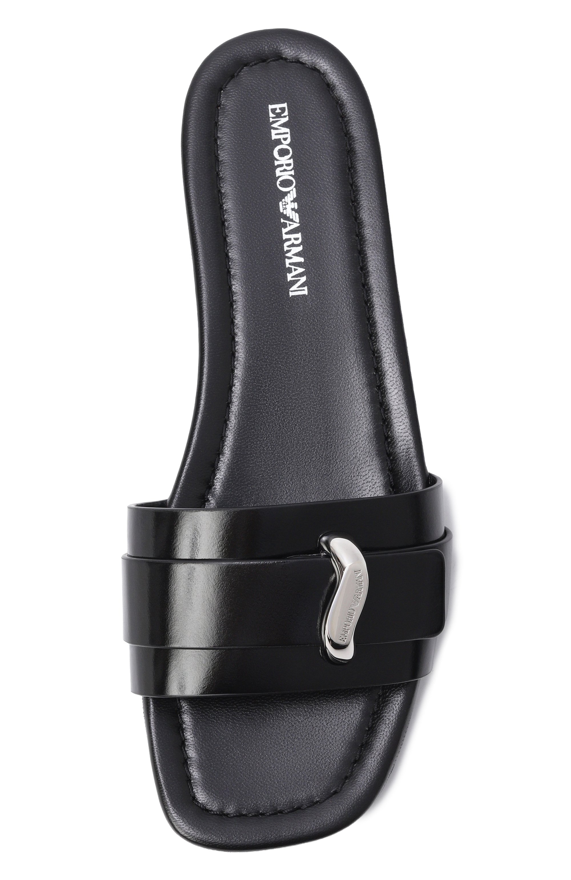 Кожаные шлепанцы EMPORIO ARMANI, арт. EW004446/AF21961, фото 6