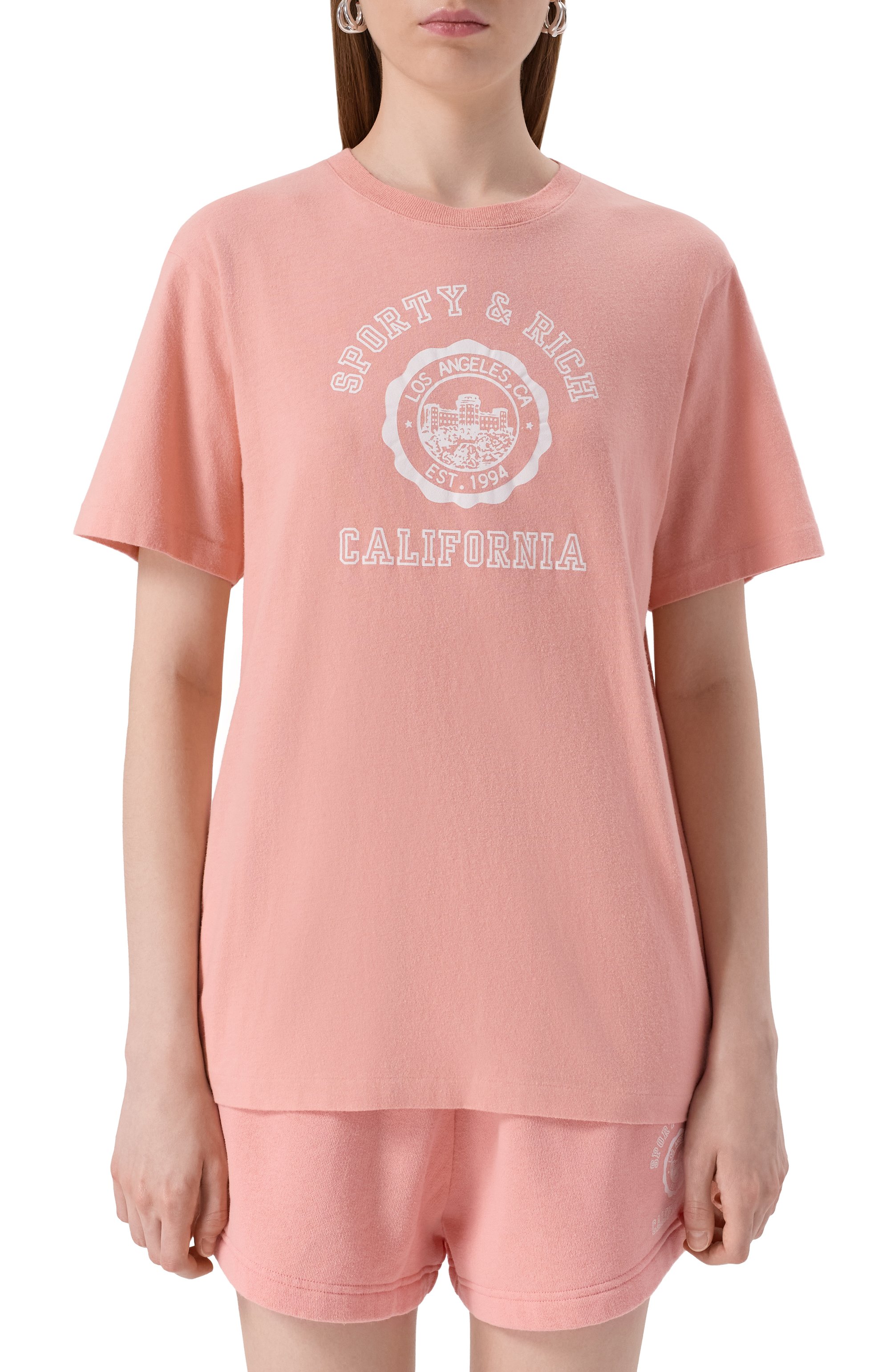 Хлопковая футболка SPORTY AND RICH, арт. T0089625508P141, фото 3