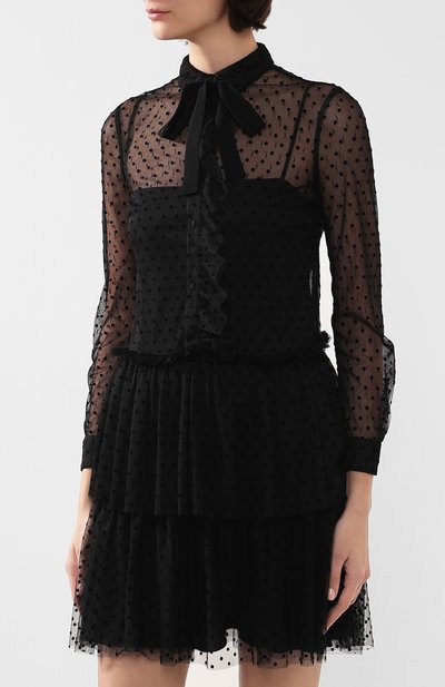 Платье REDVALENTINO черного цвета по цене 52050 руб., арт. SR0VA05C/4KN, фото 3 Платье REDVALENTINO, арт. SR0VA05C/4KN, фото 3