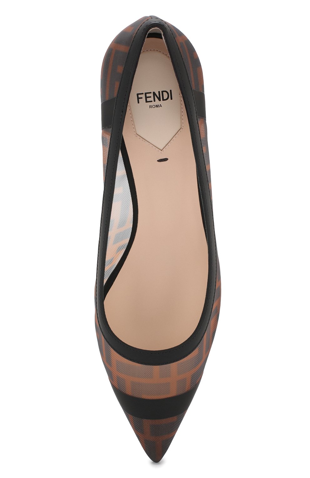 Текстильные туфли FENDI черного цвета по цене 76000 руб., арт. 8I6805 AK11, фото 5 Текстильные туфли FENDI, арт. 8I6805 AK11, фото 5