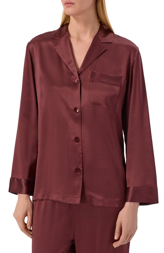 Шелковая пижама Luna Di Seta VLST08007 Бордовый  VLST08007 Фото 3