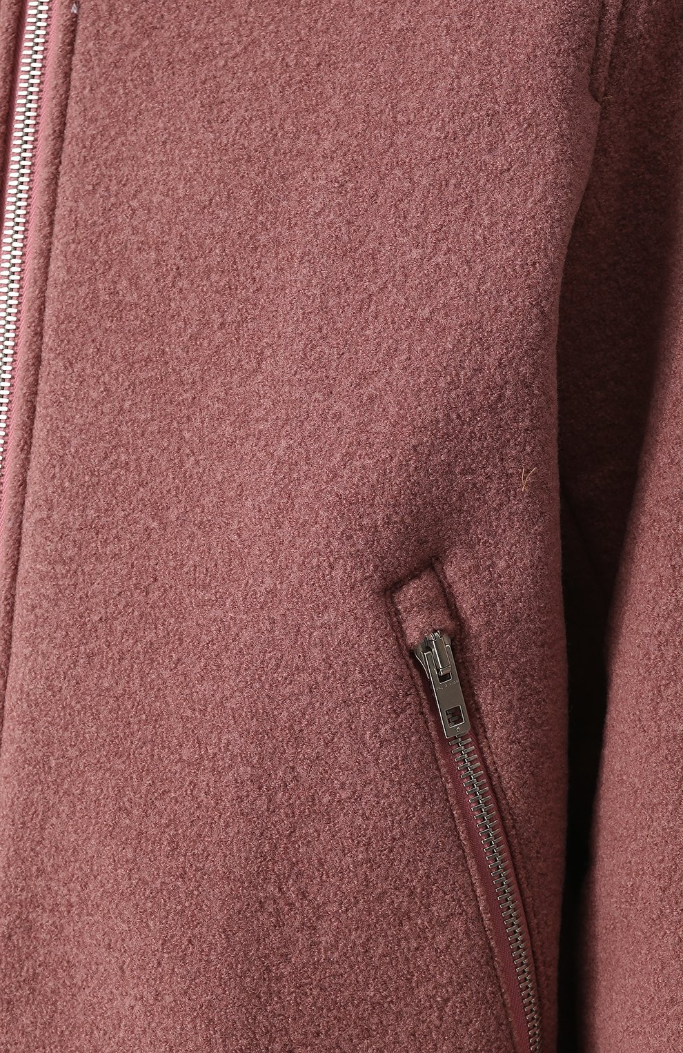 Шерстяной бомбер на молнии с контрастными манжетами RAG AND BONE, арт. W276424MZ, фото 5