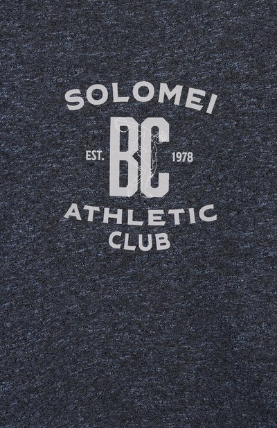 Свитшот из хлопка и льна BRUNELLO CUCINELLI, арт. BR831E502C, фото 3