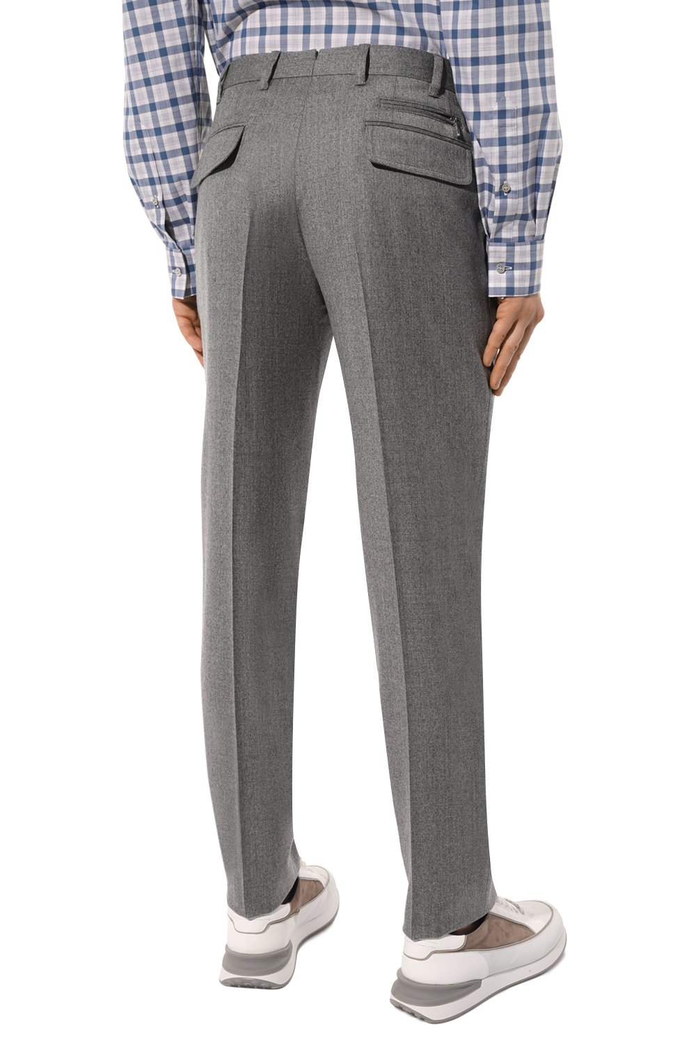 Шерстяные брюки ZILLI, арт. CP0006ZPRA605ZP420000, фото 4