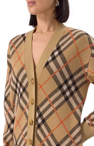 Шерстяной кардиган BURBERRY, арт. 8093491, фото 5