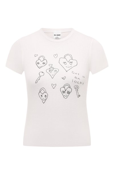 Женская хлопковая футболка RE/DONE, арт. 024R-02WBGT14