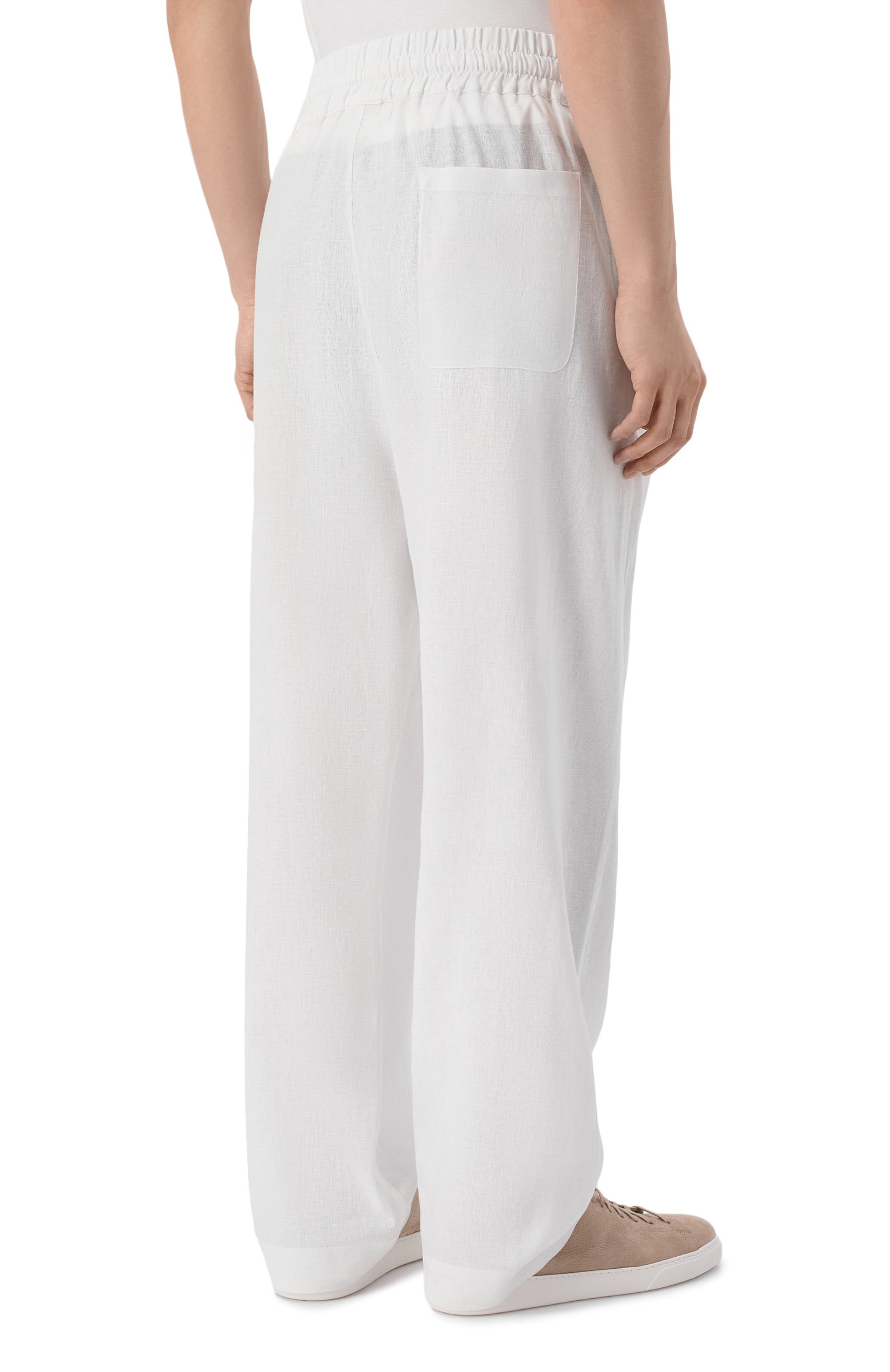 Брюки изо льна и вискозы HINNOMINATE, арт. HMABM01552, фото 4