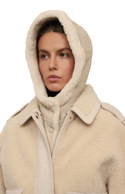 Капюшон из овчины YVES SALOMON, арт. 25WAA624XXMLCI, фото 2