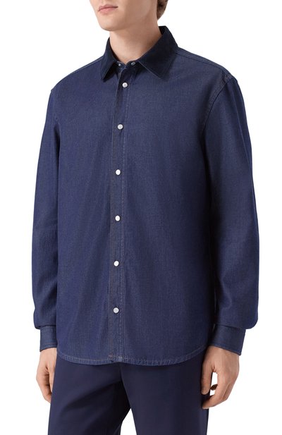 Джинсовая рубашка ZILLI, арт. JPS007M010050012I, фото 3