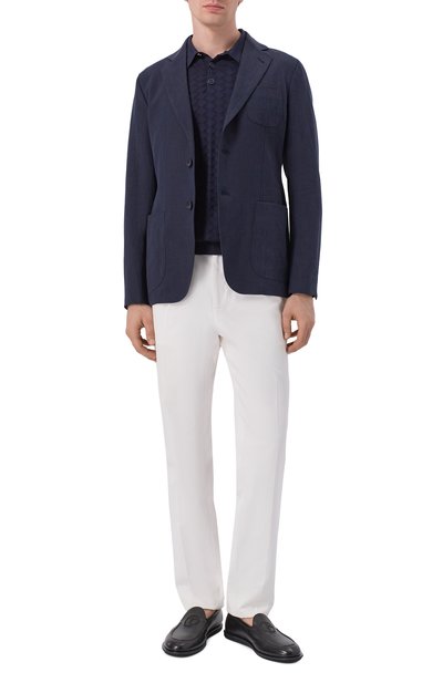 Мужские кожаные лоферы GIORGIO ARMANI, арт. X2J162/XF615