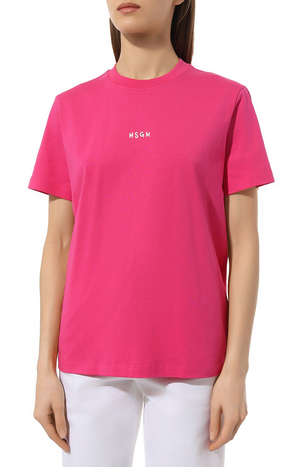 Хлопковая футболка MSGM, арт. 3641MDM550/247002, фото 3