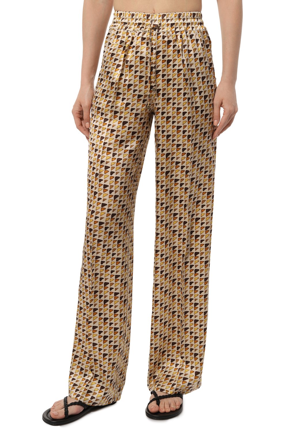 Шелковые брюки KITON, арт. D48122K0978C, фото 3