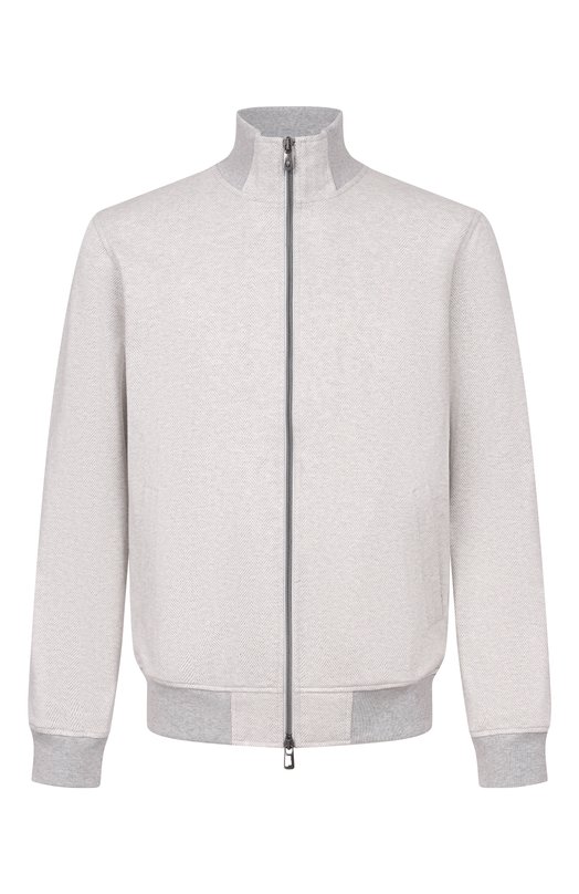 Хлопковая толстовка Capobianco 20M460.JC00. Серый 20M460.JC00.