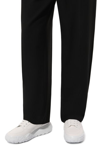 Кожаные кроссовки court ALEXANDER MCQUEEN, арт. 634619/WIA98, фото 3