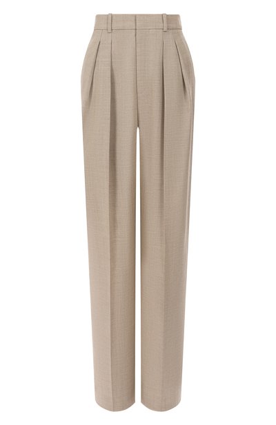 Женские шерстяные брюки SAINT LAURENT, арт. 824389/Y5K17