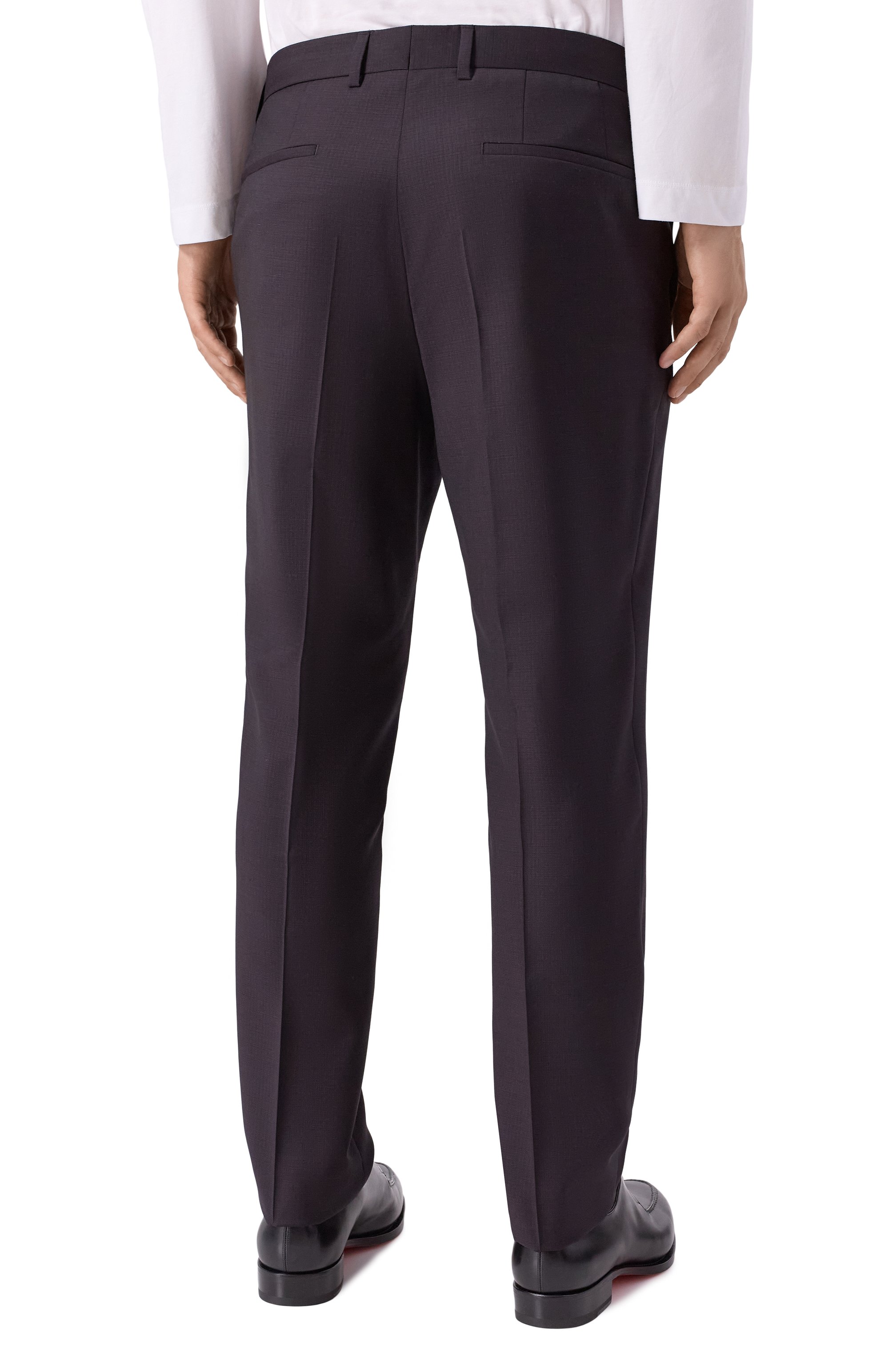 Шерстяной костюм BOSS темно-фиолетового цвета по цене 89950 руб., арт. 50551730, фото 5 Шерстяной костюм BOSS, арт. 50551730, фото 5