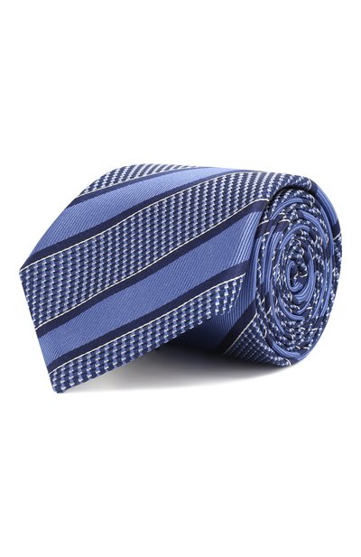 Мужской шелковый галстук CANALI, арт. 18/HJ02058