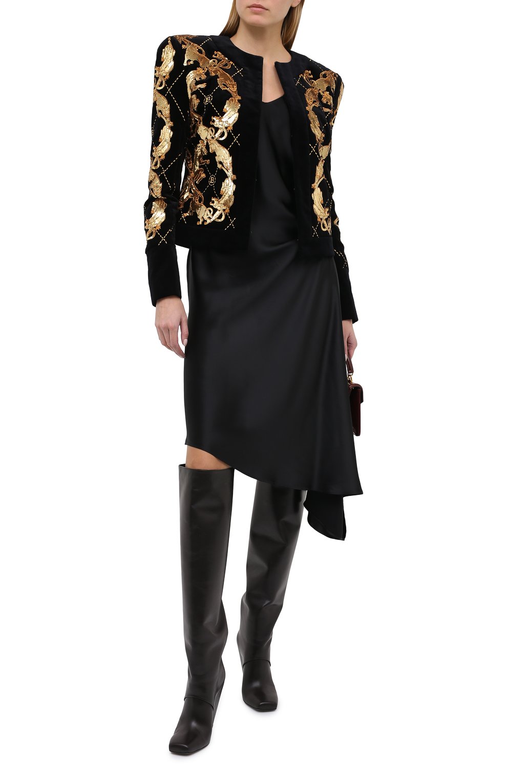Хлопковый жакет BALMAIN, арт. UF17572/C256, фото 2