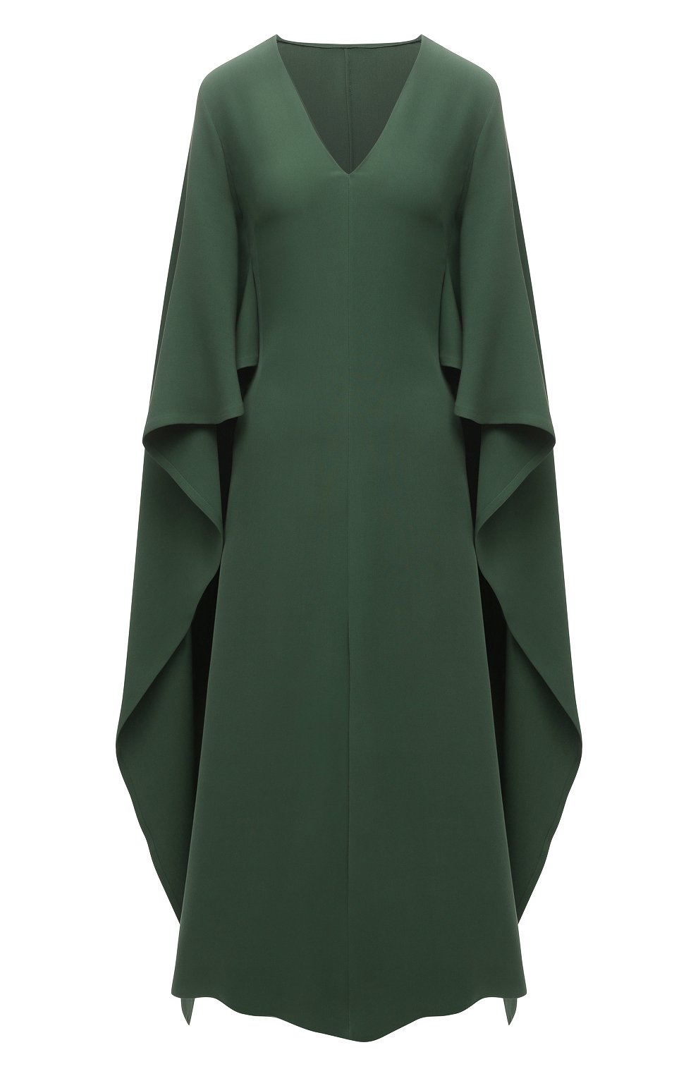 Шелковое платье VALENTINO зеленого цвета по цене 529000 руб., арт. VB3VAUP51MM, фото 1 Шелковое платье VALENTINO, арт. VB3VAUP51MM, фото 1