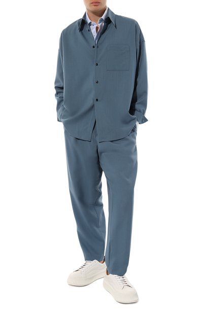 Шерстяные брюки MARNI, арт. PUMU0017U3/TW839, фото 2