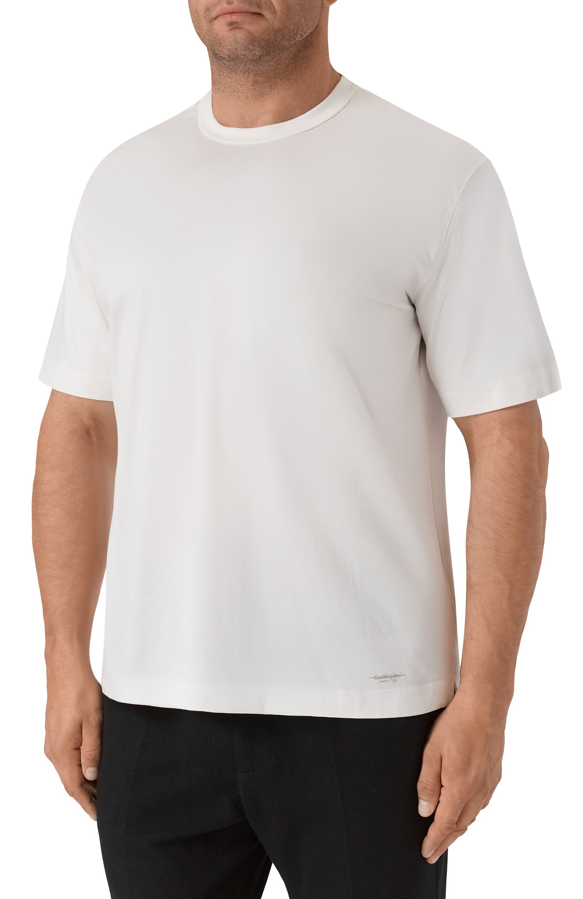 Хлопковая футболка CORTIGIANI, арт. 3AJ600, фото 3