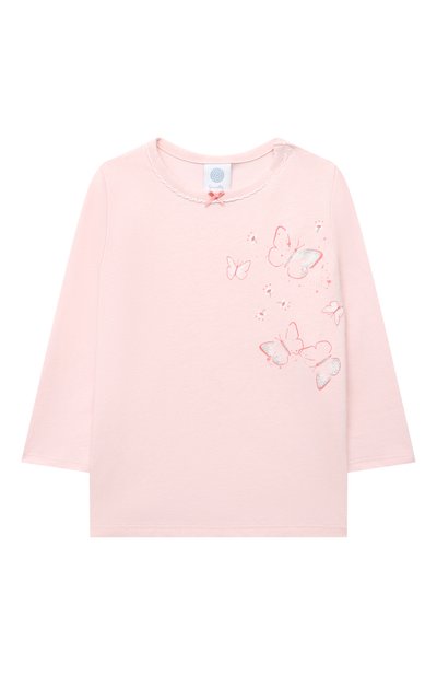 Хлопковая пижама SANETTA светло-розового цвета по цене 4995 руб., арт. 221615., фото 2 Хлопковая пижама SANETTA, арт. 221615., фото 2