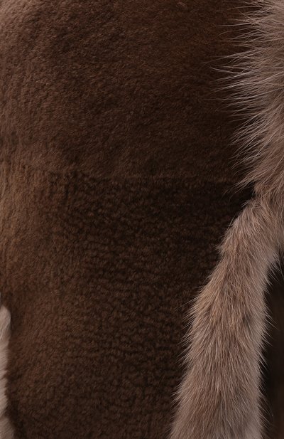 Меховая шапка-ушанка из норки и соболя VICTORIA KUSENKOVA, арт. 320513605227, фото 3