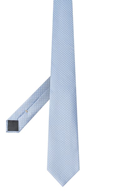 Шелковый галстук CANALI светло-голубого цвета по цене 17600 руб., арт. 18/HJ03735, фото 3 Шелковый галстук CANALI, арт. 18/HJ03735, фото 3