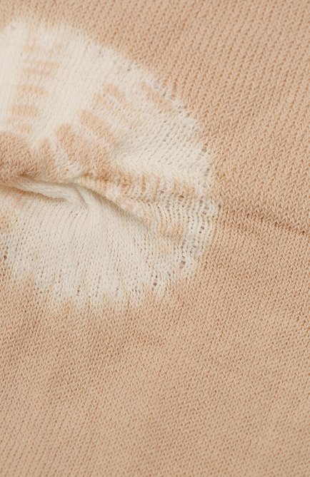 Женские хлопковые носки ANTIPAST бежевого цвет�а, арт. AS-201 | Фото 2 (Материал внешний: Хлопок, Синтетический материал)