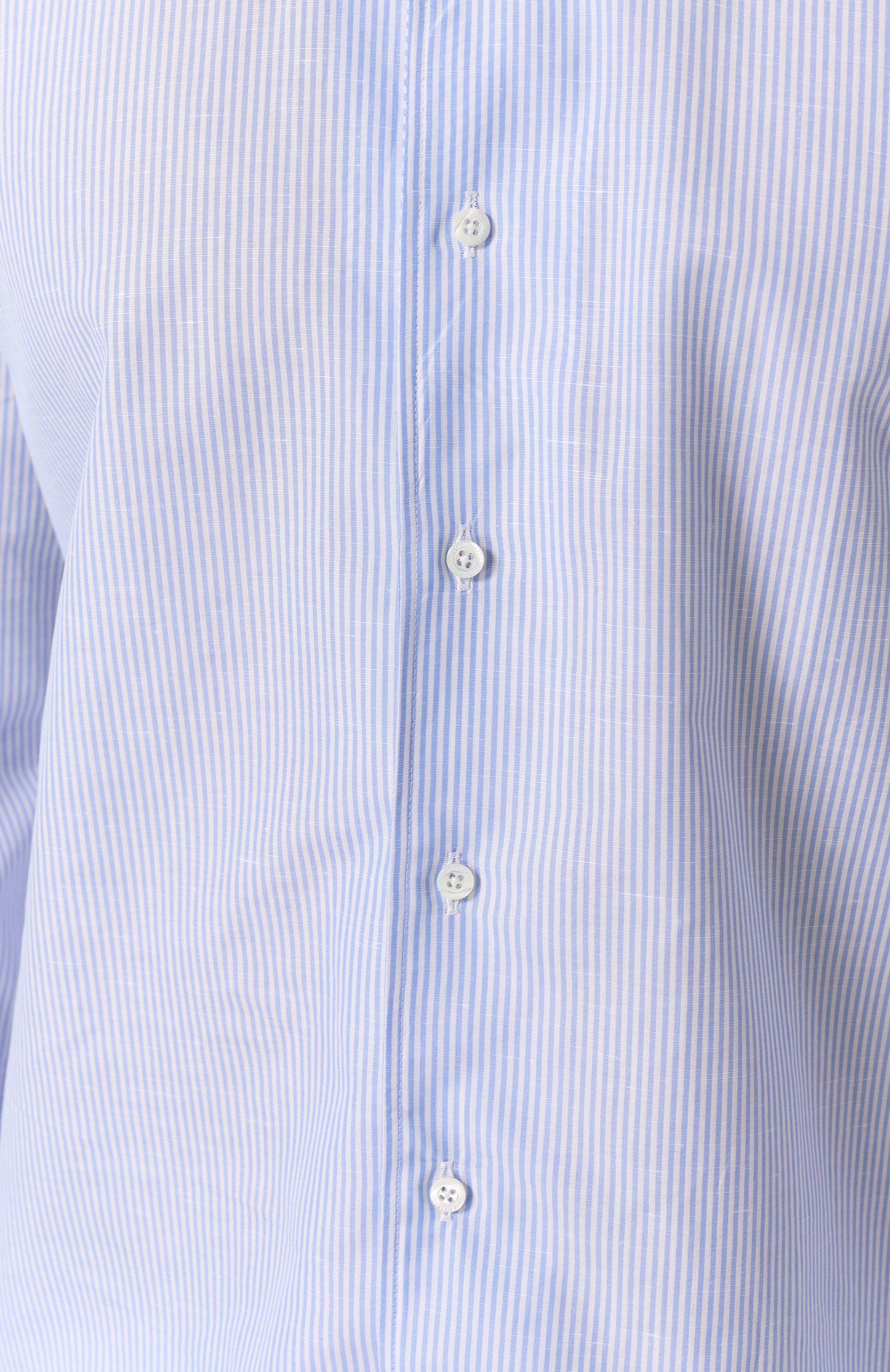 Рубашка из хлопка и льна CORNELIANI, арт. 25P156-2511239, фото 5