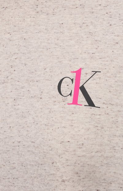 Худи CALVIN KLEIN серого цвета по цене 7995 руб., арт. QS6427E, фото 5 Худи CALVIN KLEIN, арт. QS6427E, фото 5