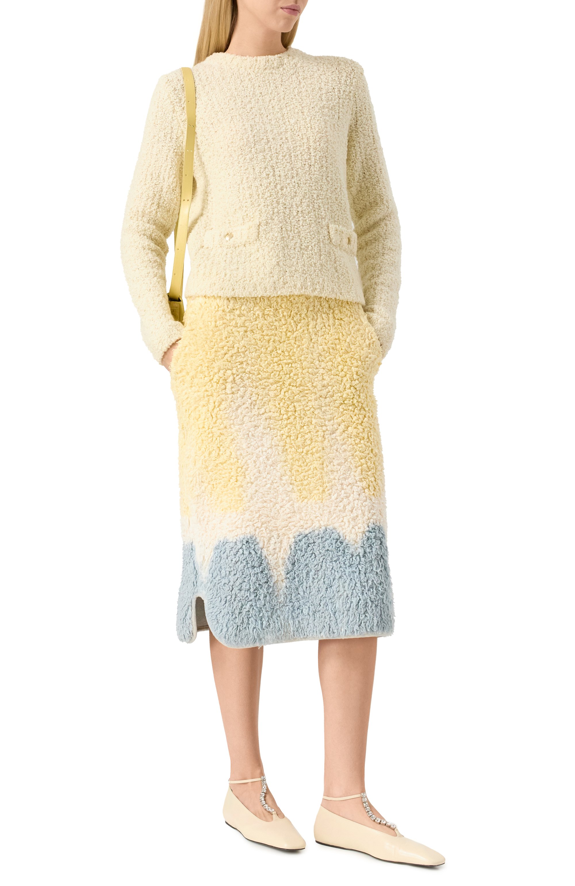 Кожаные балетки JIL SANDER, арт. J15WZ0021/P4864, фото 2